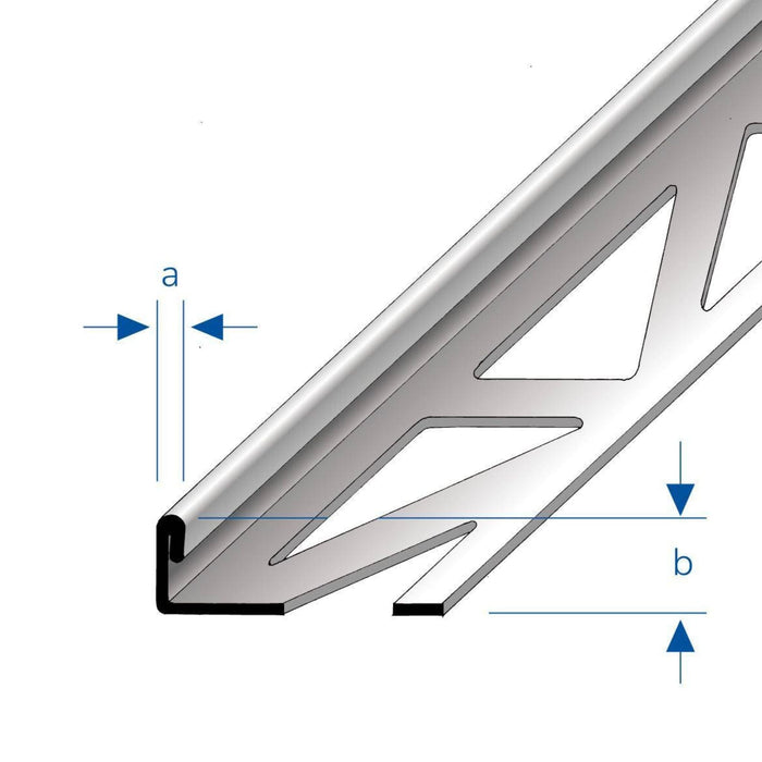 DUROSOL L-Shaped Trim 15mm - Stainless Steel Trims Dural