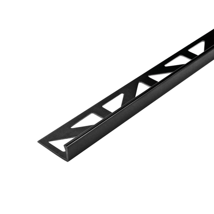 DUROSOL PVC L-Shaped Edge Trim 10mm - Black Trims Dural