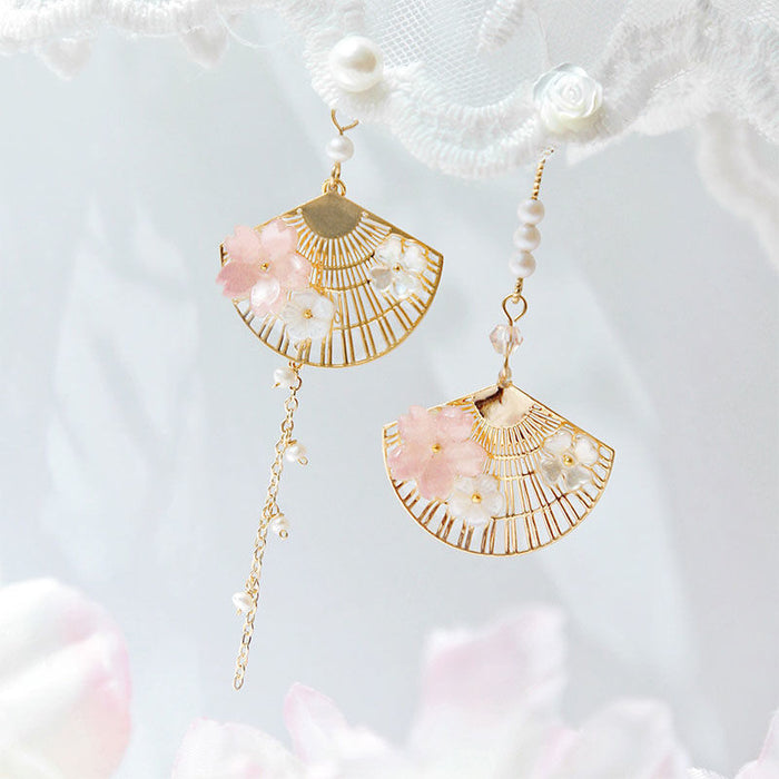 E1598 - Tassel Drop Long Earrings