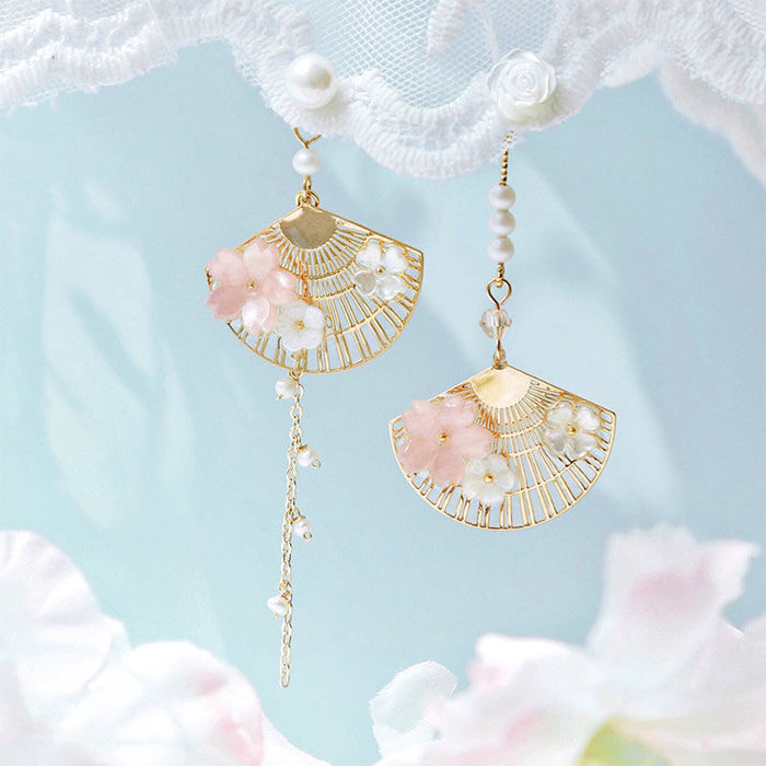 E1598 - Tassel Drop Long Earrings