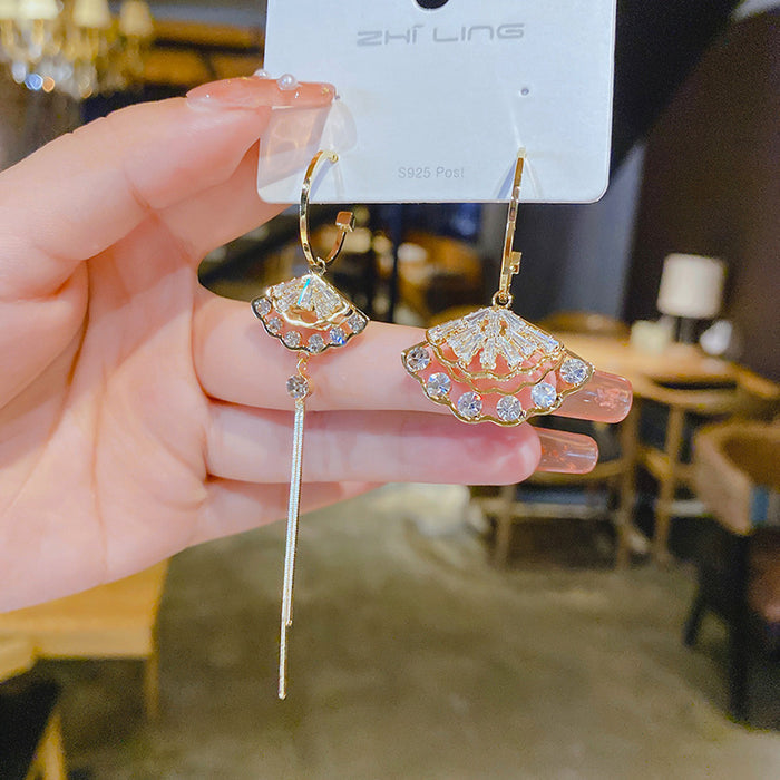 E1598 - Tassel Drop Long Earrings