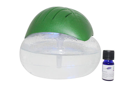 EcoGecko Green Leaf Air Freshener & Revitalizer Essential Oil Diffuser with 10ml Lavender Oil Part 75607