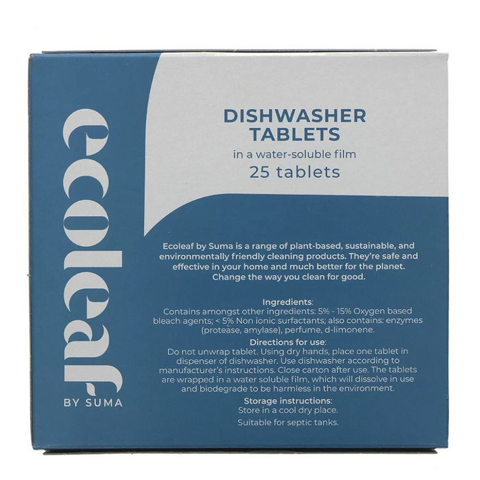 Ecoleaf Dishwasher Tablets 25 Tablets