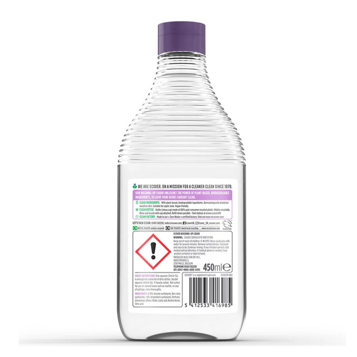 Ecover Washing Up Liquid Lily & Lotus 450ml