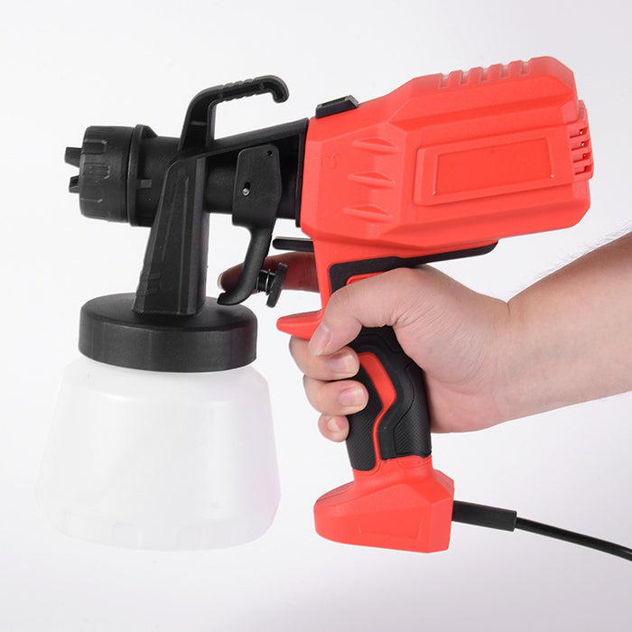 Electric HVLP Paint Spray Gun with 360-Degree Multi-Directional Nozzle