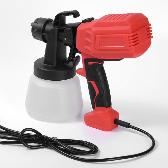 Electric HVLP Paint Spray Gun with 360-Degree Multi-Directional Nozzle