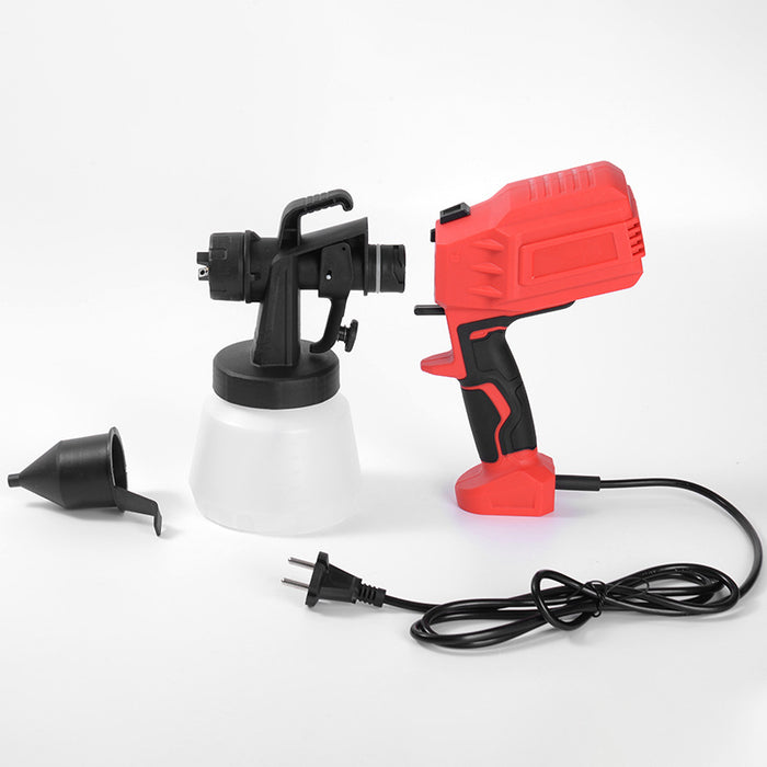Electric HVLP Paint Spray Gun with 360-Degree Multi-Directional Nozzle