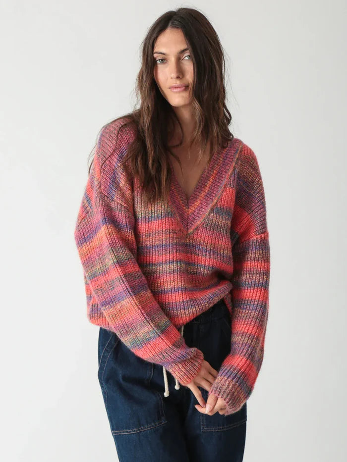 Electric & Rose Roux Sweater in Rainbow