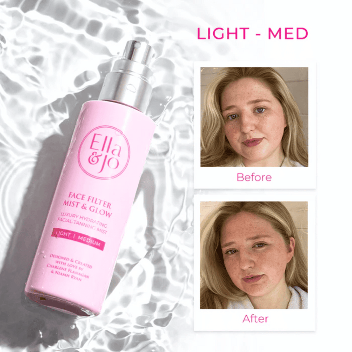 Ella & Jo Mist & Glow Facial Tanning Mist / Light-Medium