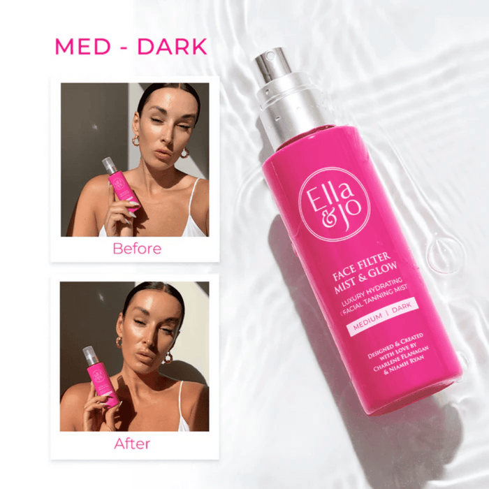 Ella & Jo Mist & Glow Facial Tanning Mist / Medium-Dark