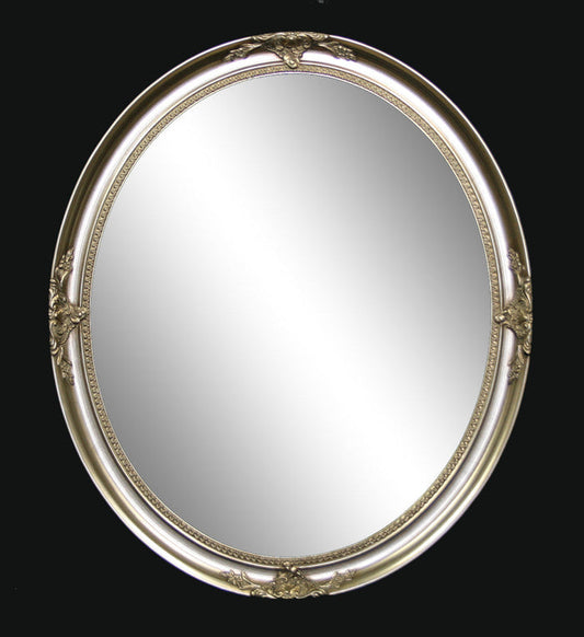 Elton Silver Oval Mirror