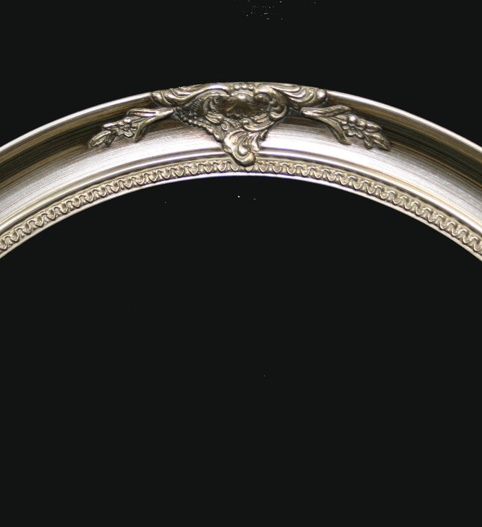Elton Silver Oval Mirror