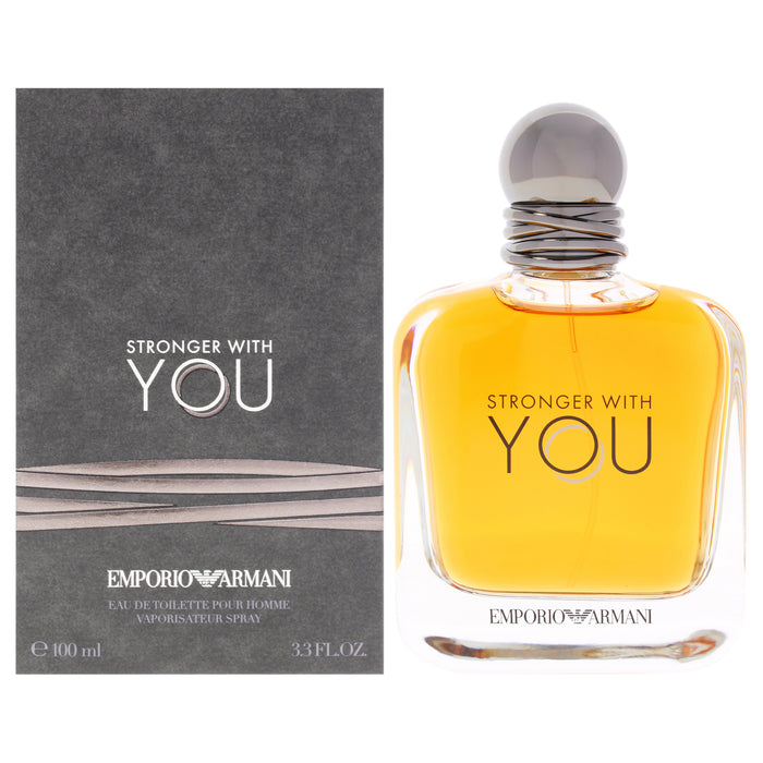 Emporio Armani Stronger With You by Giorgio Armani for Men - 3.3 oz EDT Spray