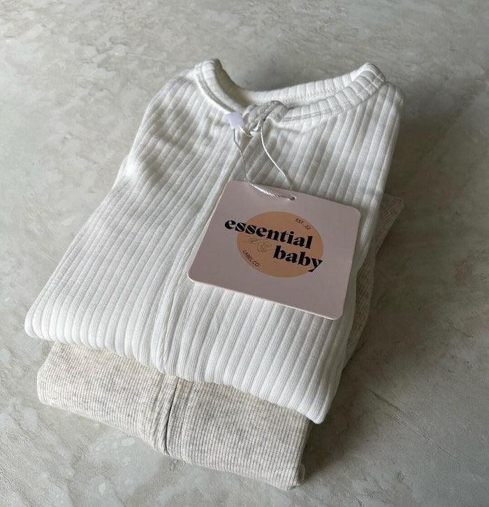 ESSENTIAL BABY LABEL - White Onesie