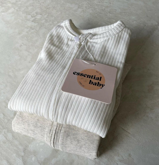 ESSENTIAL BABY LABEL - White Onesie