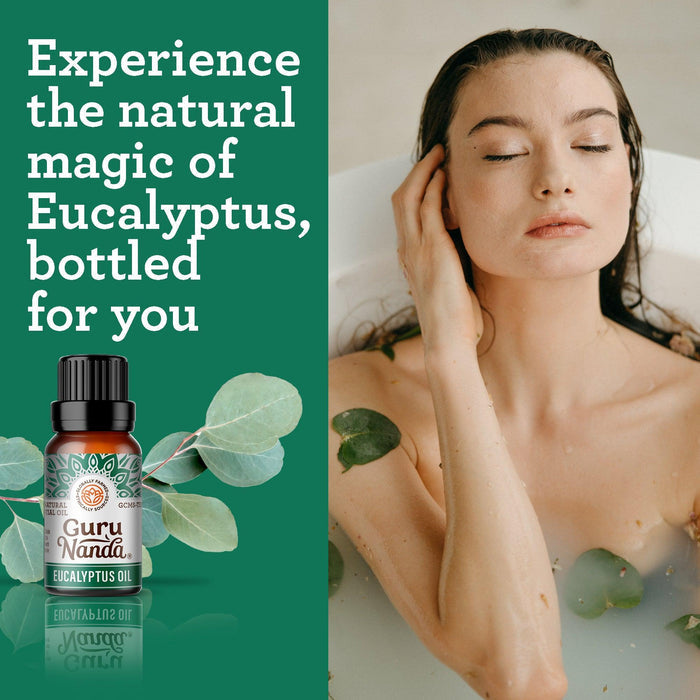 Eucalyptus Essential Oil, 15 ML - 1 PK - GuruNanda