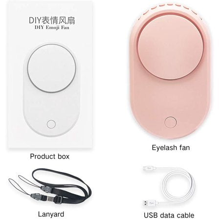 Eyelash USB drying Fan | Pink or White
