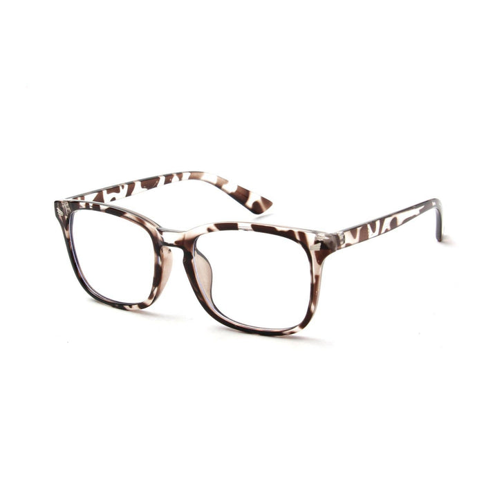 *FINAL SALE* Cramilo Eyewear Adult Classic Rectangle Horn Rimmed Blue Light Blocker Glasses