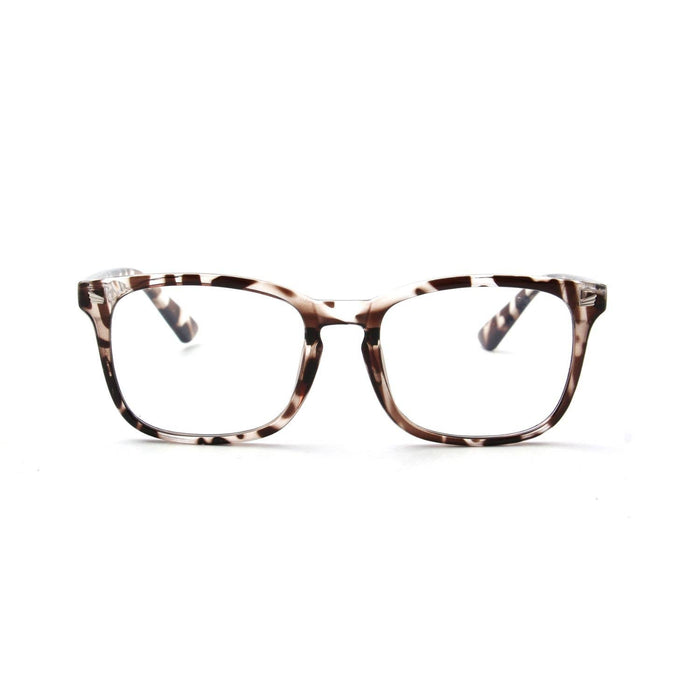*FINAL SALE* Cramilo Eyewear Adult Classic Rectangle Horn Rimmed Blue Light Blocker Glasses