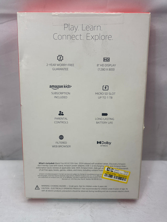 Fire HD 8 Kids Pro Tablet 32GB Storage 3GB Ram *New