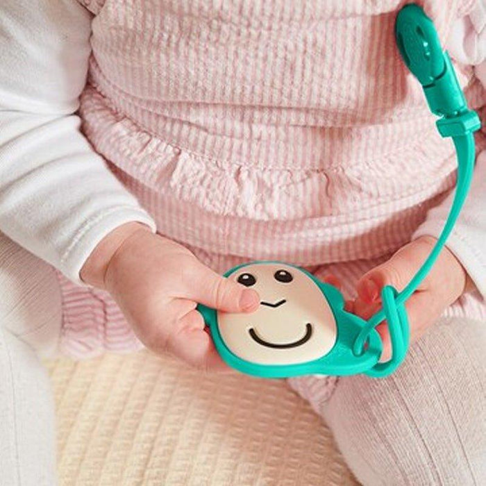 Matchstick Monkey Flat Face Teether & Soother Clip - Waha Lifestyle