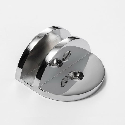 Frameless shower glass U BRACKET WITH HORIZONTAL LEG - Image 1
