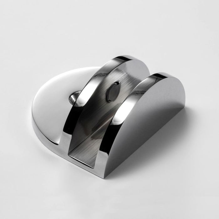 Frameless shower glass U BRACKET WITH HORIZONTAL LEG - Image 2
