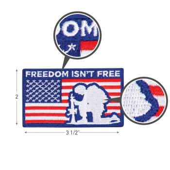Freedom Isn't Free Patch With Hook Back