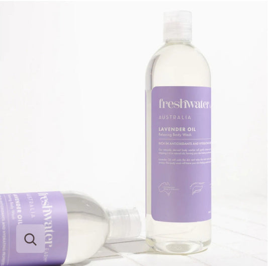 FRESHWATER FARM - Body Wash Relaxing Lavender Oil 500ml