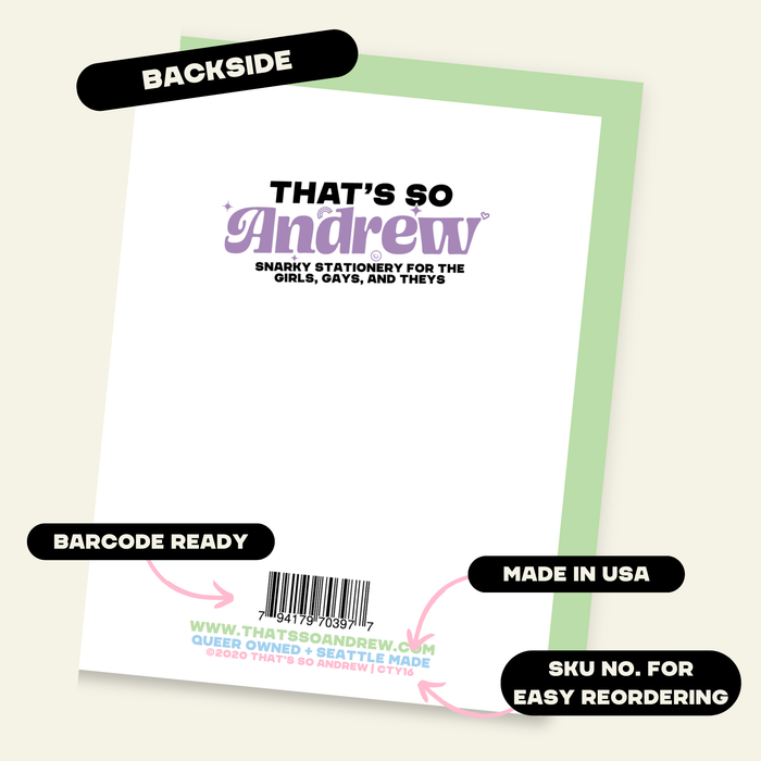 From One Lover of Dick to Another Birthday Card
