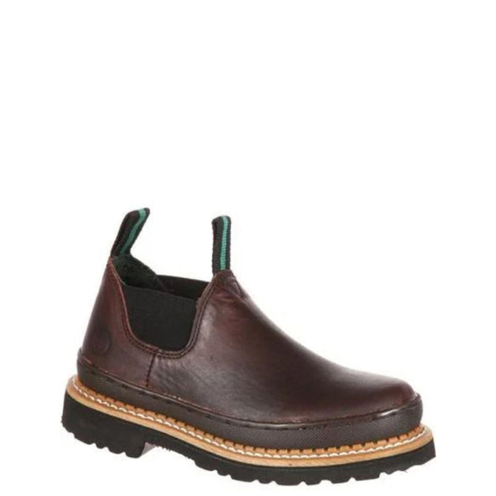 Georgia Boot Kids' Giant Pull-On Romeo Shoe Slip-On Shoes & Clogs Georgia Boot Brown 1 Little Kid