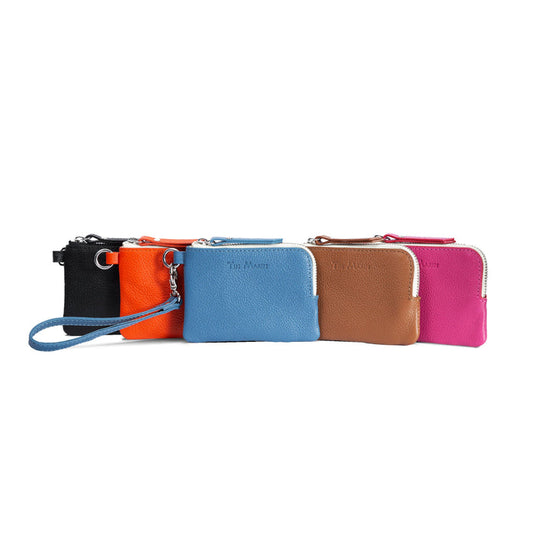 Gina Leather Top Zip Wallet - Olita Gifts & Goods