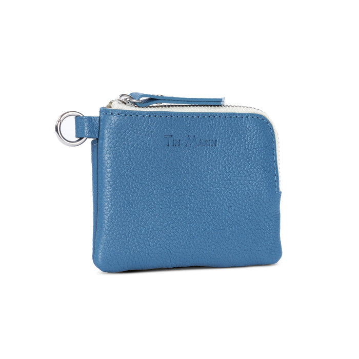 Gina Leather Top Zip Wallet - Olita Gifts & Goods