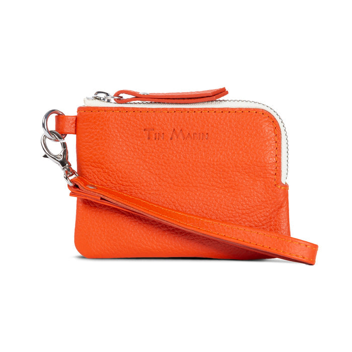 Gina Leather Top Zip Wallet - Olita Gifts & Goods