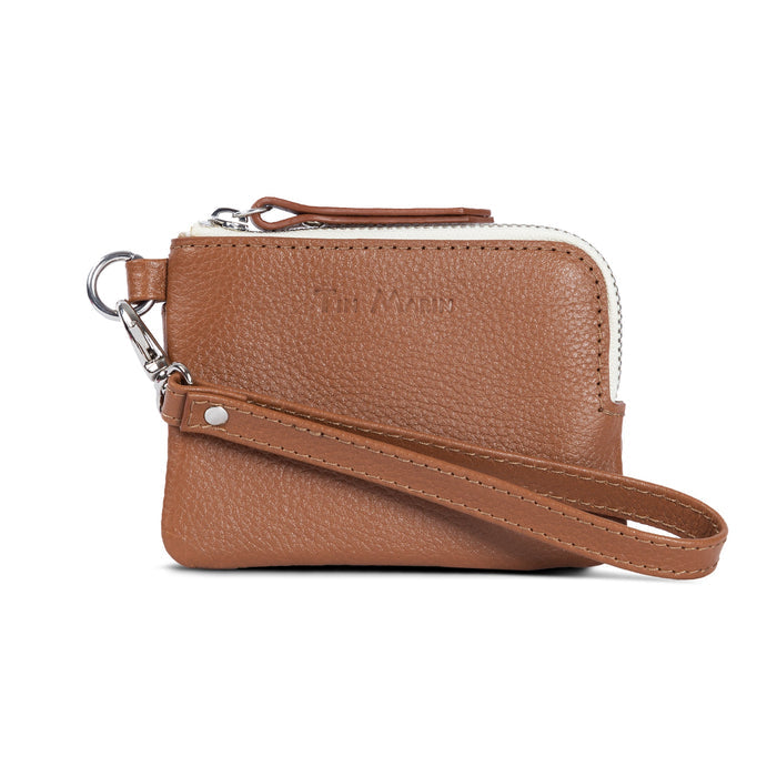 Gina Leather Top Zip Wallet - Olita Gifts & Goods
