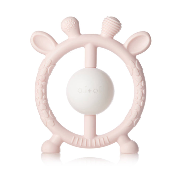 Giraffe Teether Toy (Pink)