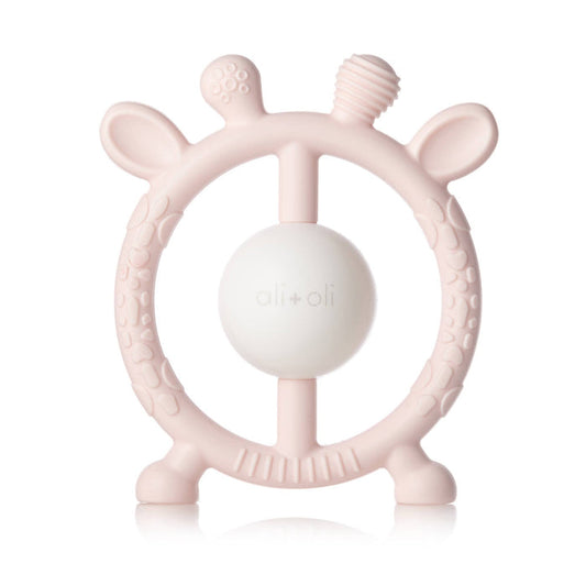 Giraffe Teether Toy (Pink)