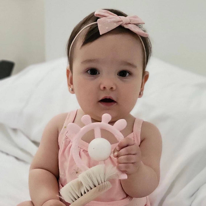 Giraffe Teether Toy (Pink)