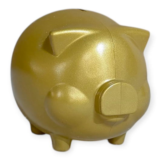 Small Gold Piggy Bank