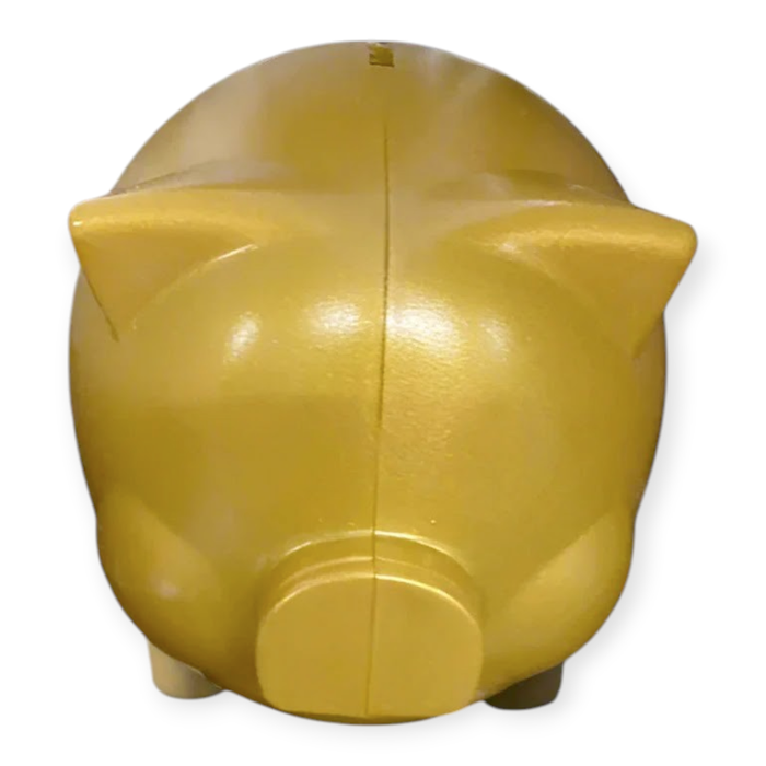 Small Gold Piggy Bank