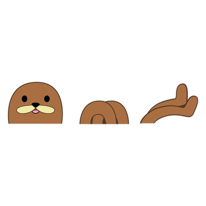Gondola Peeker Sticker Set