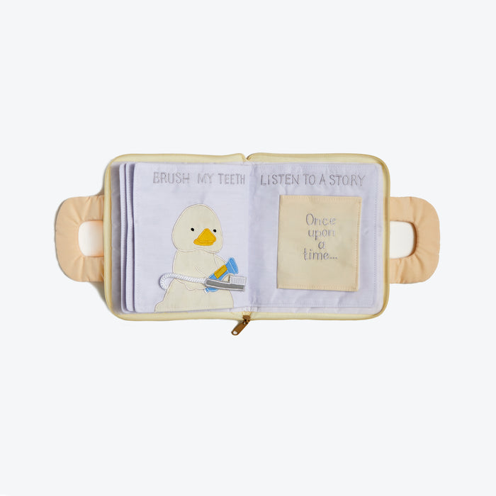 Goodnight Gooseling Activity Book. Brush my teeth. Listen to a story.