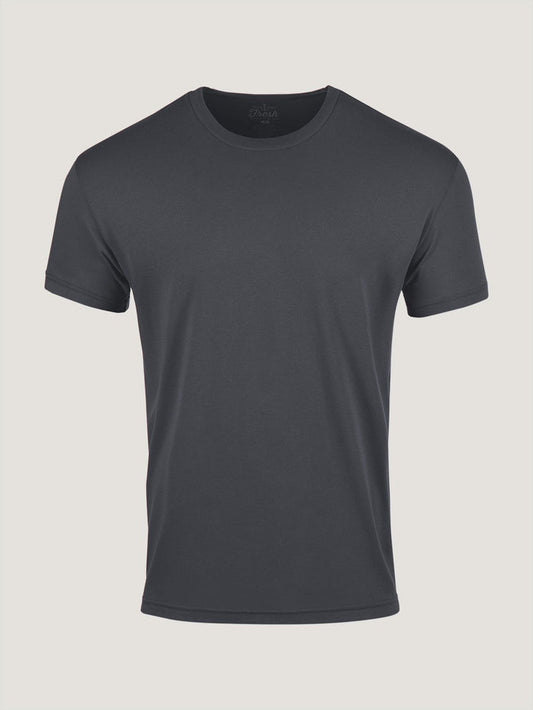 Graphite Crew Neck Ghost Mannequin | Fresh Clean Threads