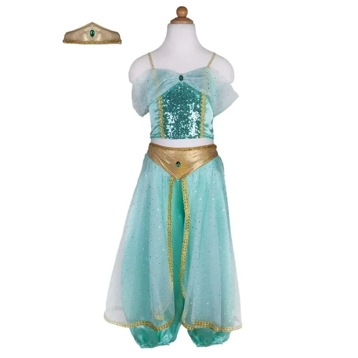 Great Pretenders Jasmine Teal/Gold 5-6