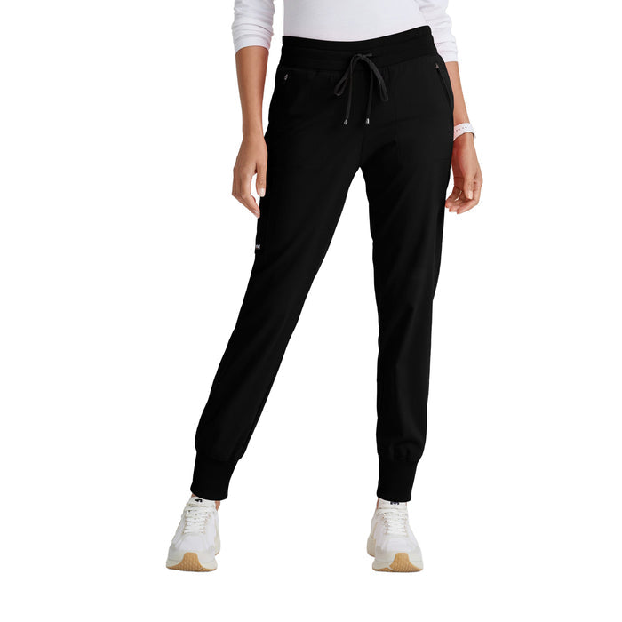 Grey's Anatomy Women's Eden 5 Pocket Scrub Jogger Pant Scrubs Grey`s Anatomy Black 2XL Reg