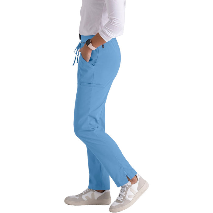 Grey's Anatomy Women's Serena 7-Pocket Tapered-Leg Scrub Pant Scrubs Grey`s Anatomy