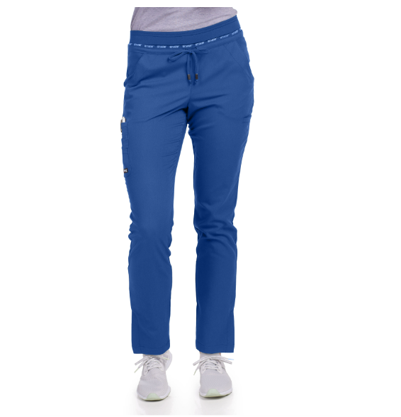 Grey's Anatomy Women's Serena 7-Pocket Tapered-Leg Scrub Pant Scrubs Grey`s Anatomy New Royal L Reg