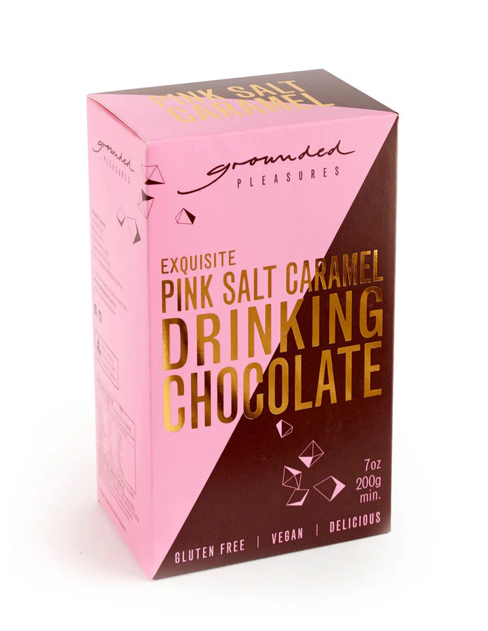 GROUNDED PLEASURES - Pink Salt Carmel Drinking Chocolate
