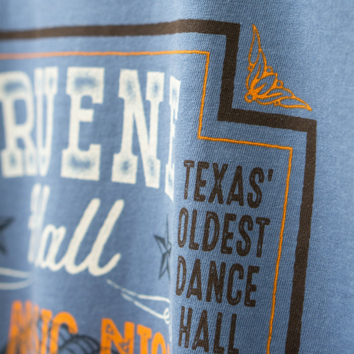 Gruene Hall Armadillo Poster Long Sleeve T-Shirt