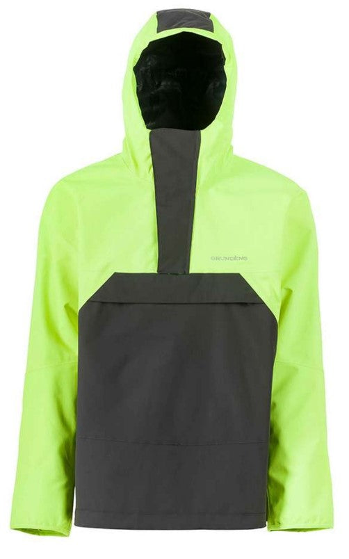 Grundéns Men's Full Share Waterproof Anorak Jackets & Coats Grundens Hi-Vis Yellow 2XL Reg